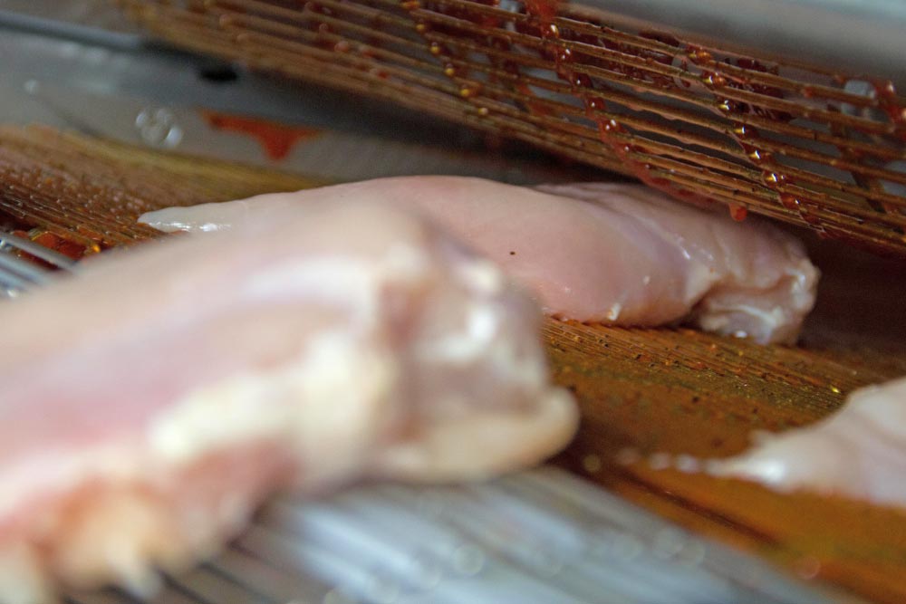 chicken marinieren mit dipper adt von alco food machines