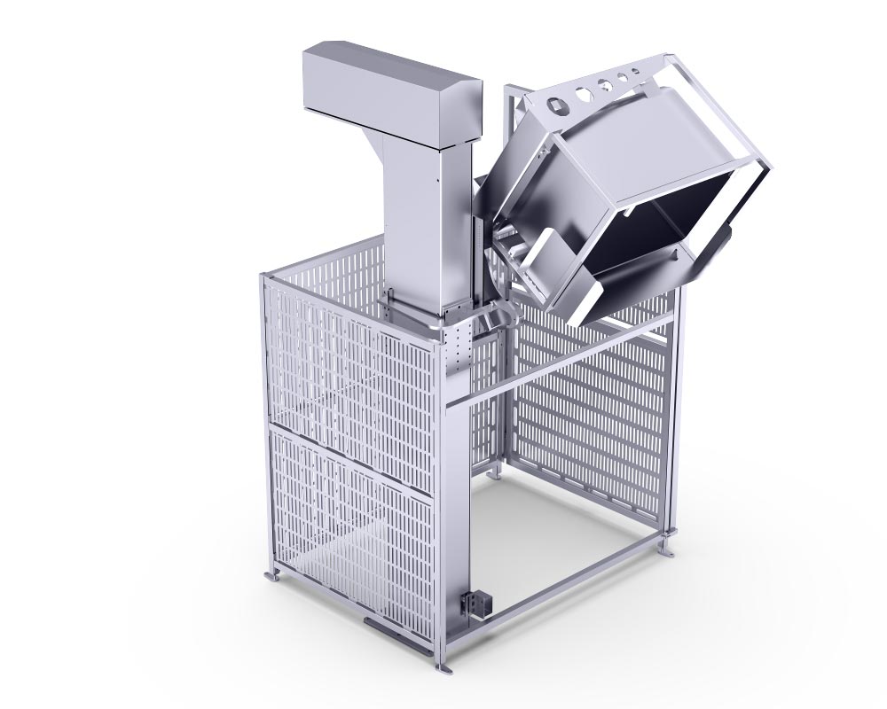 Lifting and Tilting Device by Alco Food Machines Conveyor Technology
