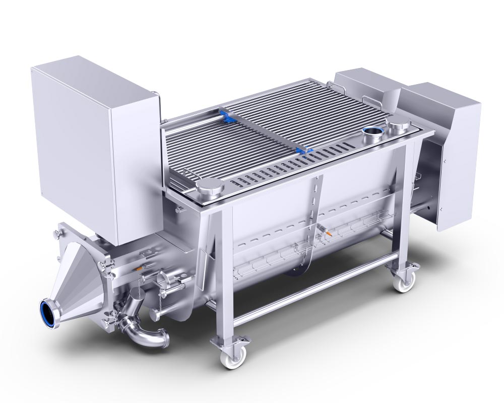 Buffer funnel by Alco Food Machines Conveyor Technology
