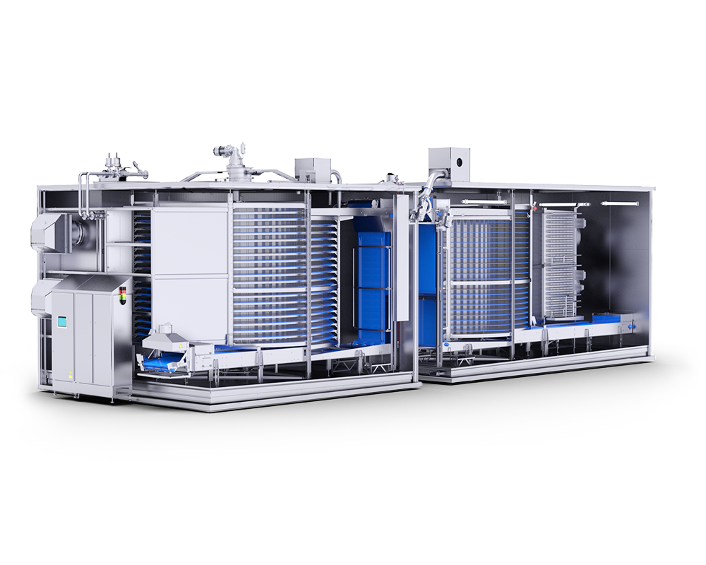 Spiralpasto ASW von alco food machines Pasteurisieren