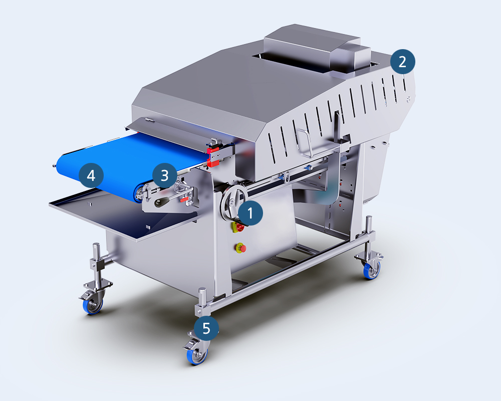 ASP Flattening Machine by alco food machines